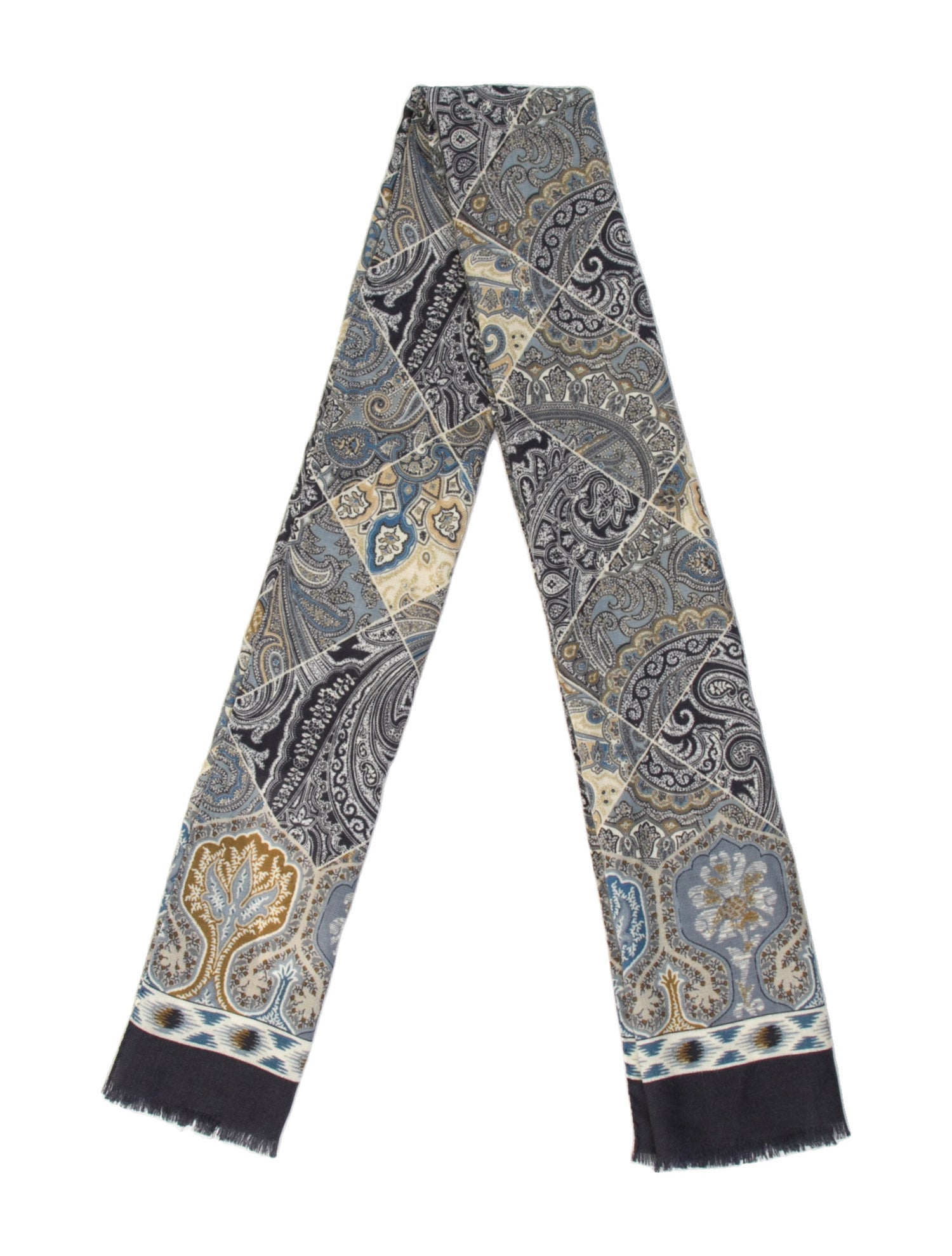 Etro Paisley Print Scarf