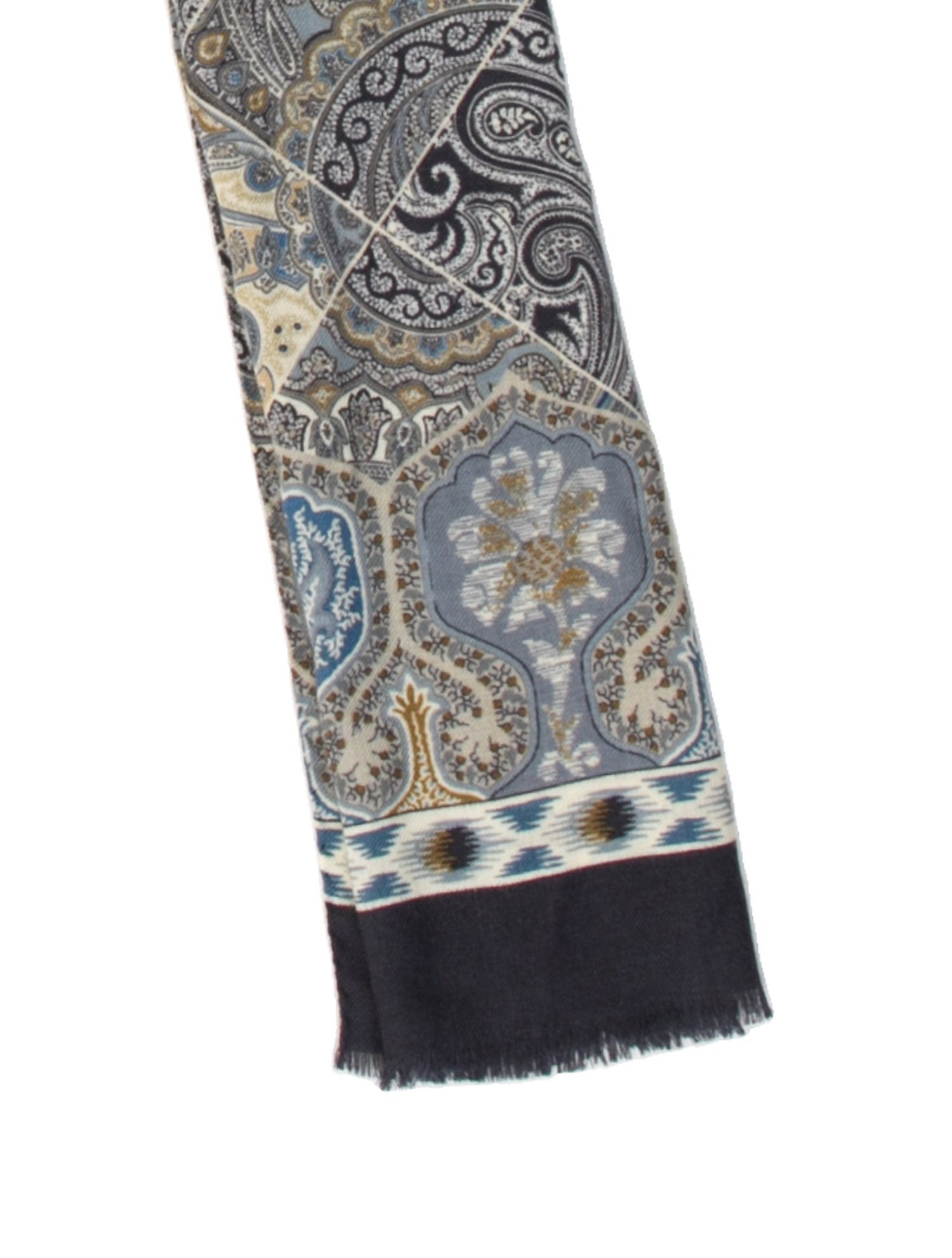 Etro Paisley Print Scarf