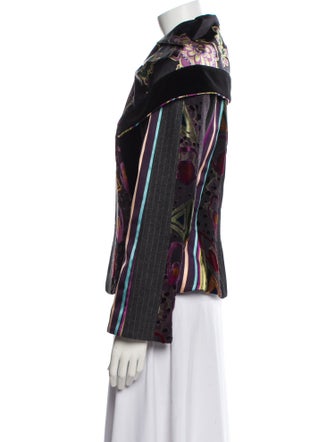 Etro Wool Printed Evening Jacket