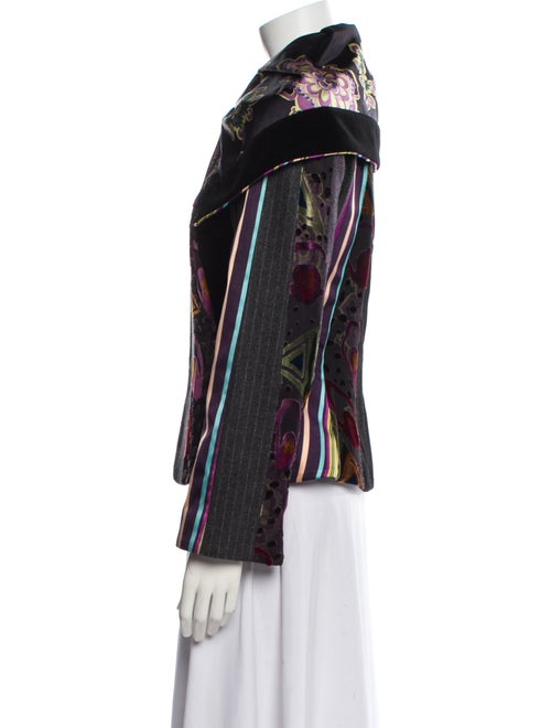 Etro Wool Printed Evening Jacket