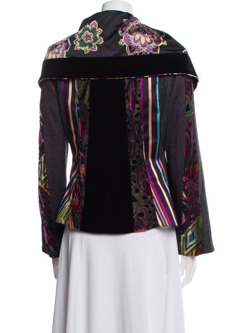 Etro Wool Printed Evening Jacket