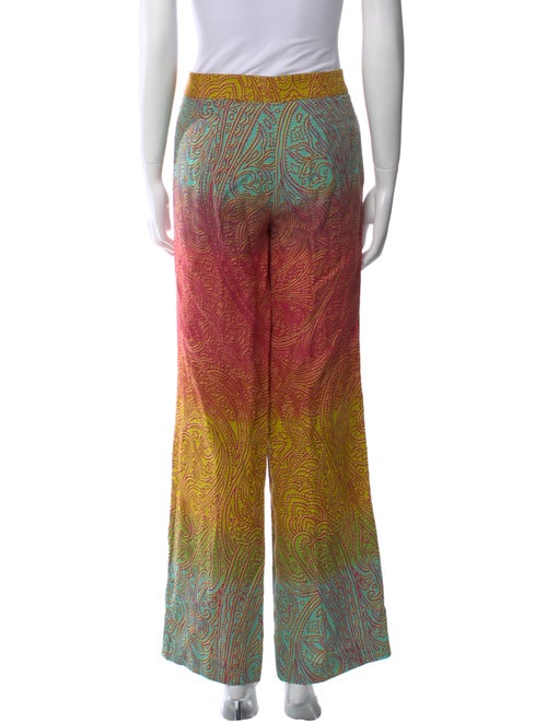 Etro Paisley Print Wide Leg Pants