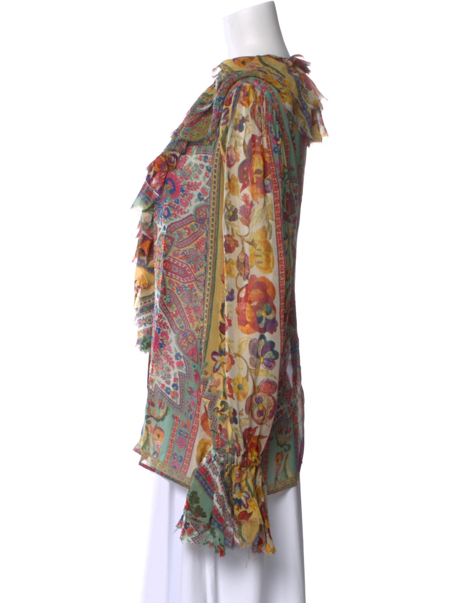 Etro Silk Paisley Print Blouse