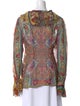 Etro Silk Paisley Print Blouse