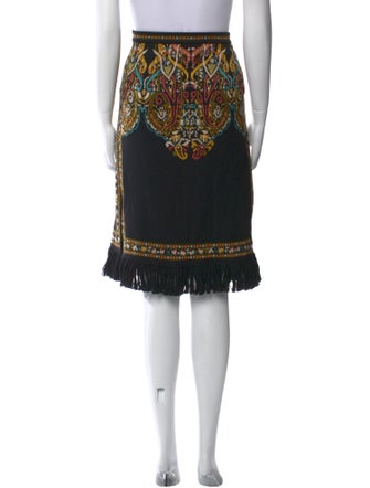 Etro Wool Knee-Length Skirt