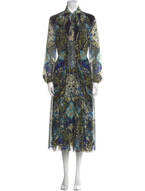 Etro Paisley Print Midi Length Dress