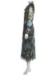 Etro Paisley Print Midi Length Dress