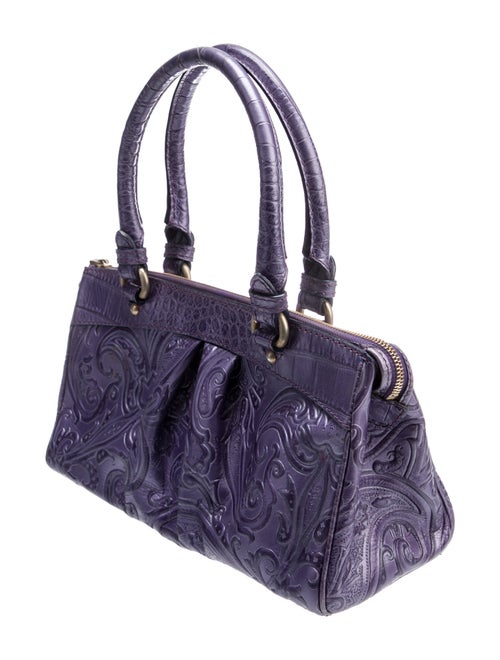 Etro Leather Top Handle Bag