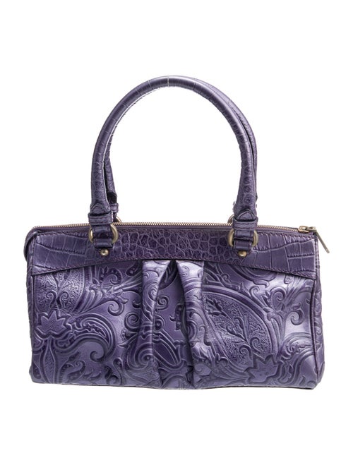 Etro Leather Top Handle Bag