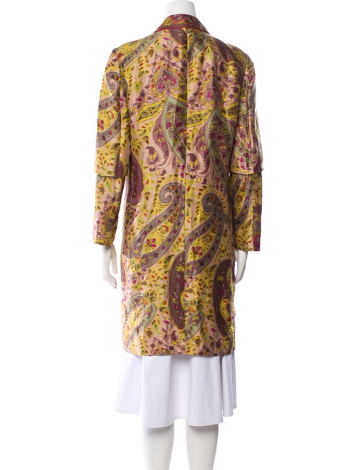 Etro Floral Print Coat