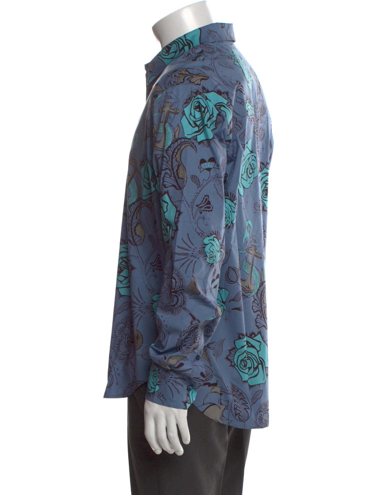 Etro Floral Print Long Sleeve Shirt