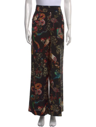 Etro Wool Wide Leg Pants