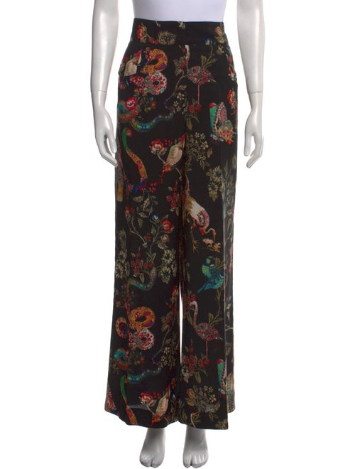 Etro Wool Wide Leg Pants