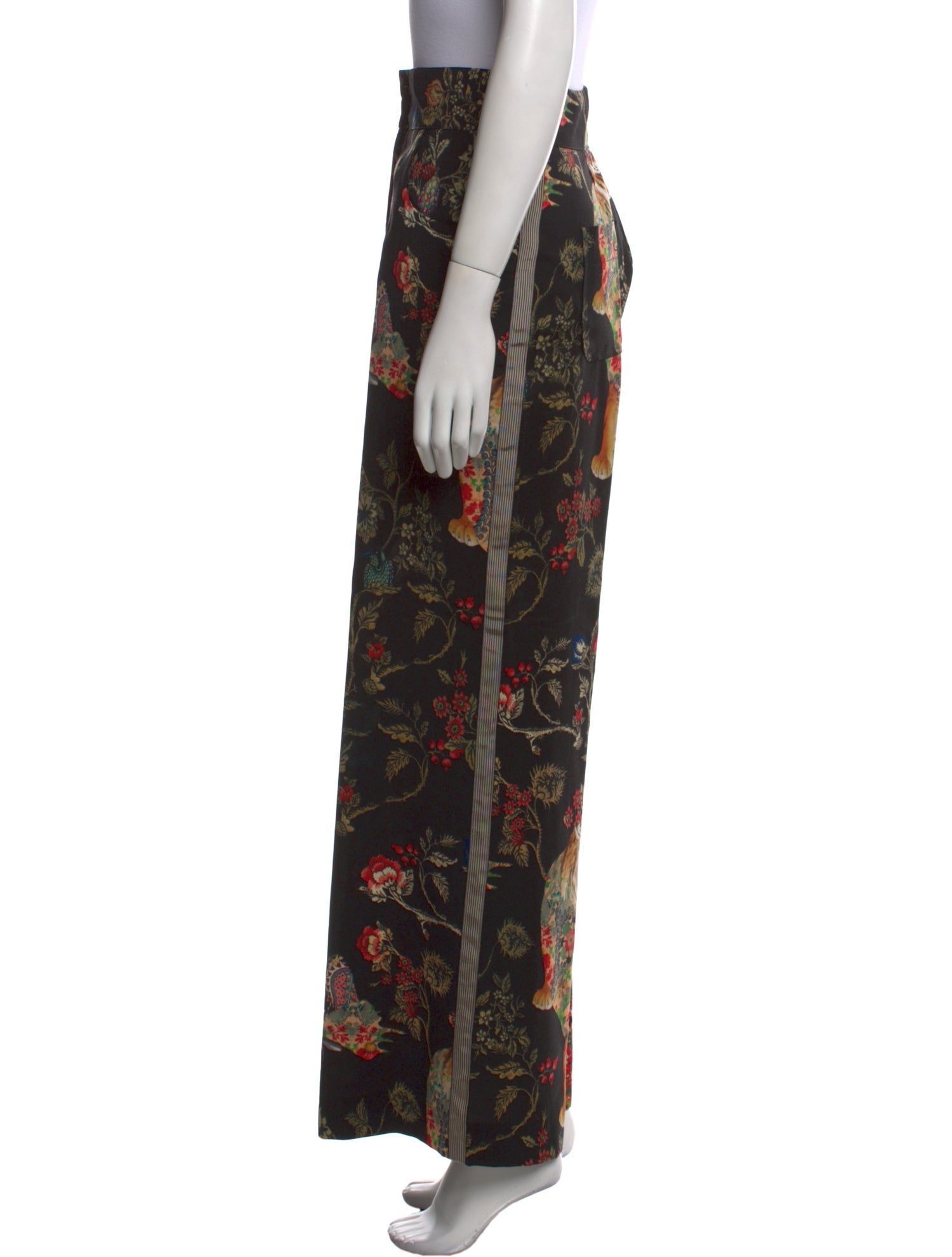 Etro Wool Wide Leg Pants