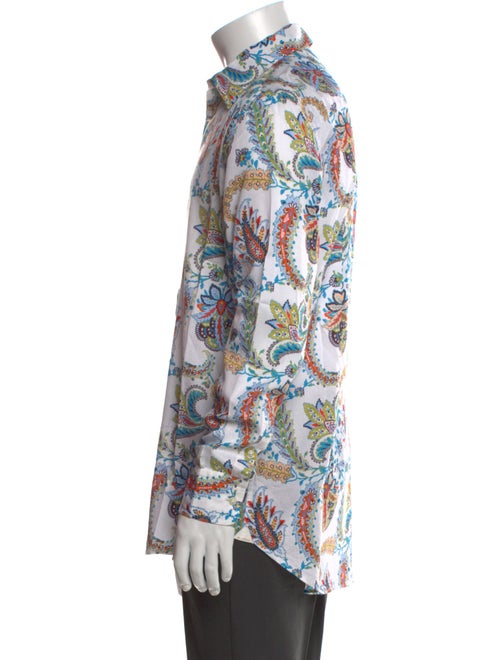 Etro Paisley Print Long Sleeve Shirt