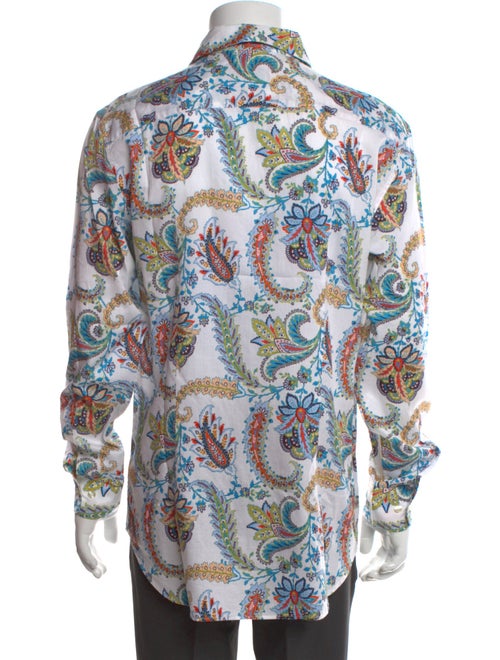 Etro Paisley Print Long Sleeve Shirt