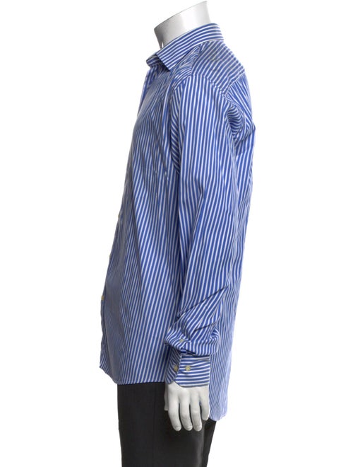Etro Striped Long Sleeve Dress Shirt