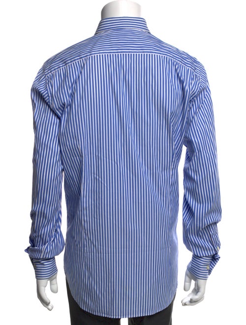 Etro Striped Long Sleeve Dress Shirt