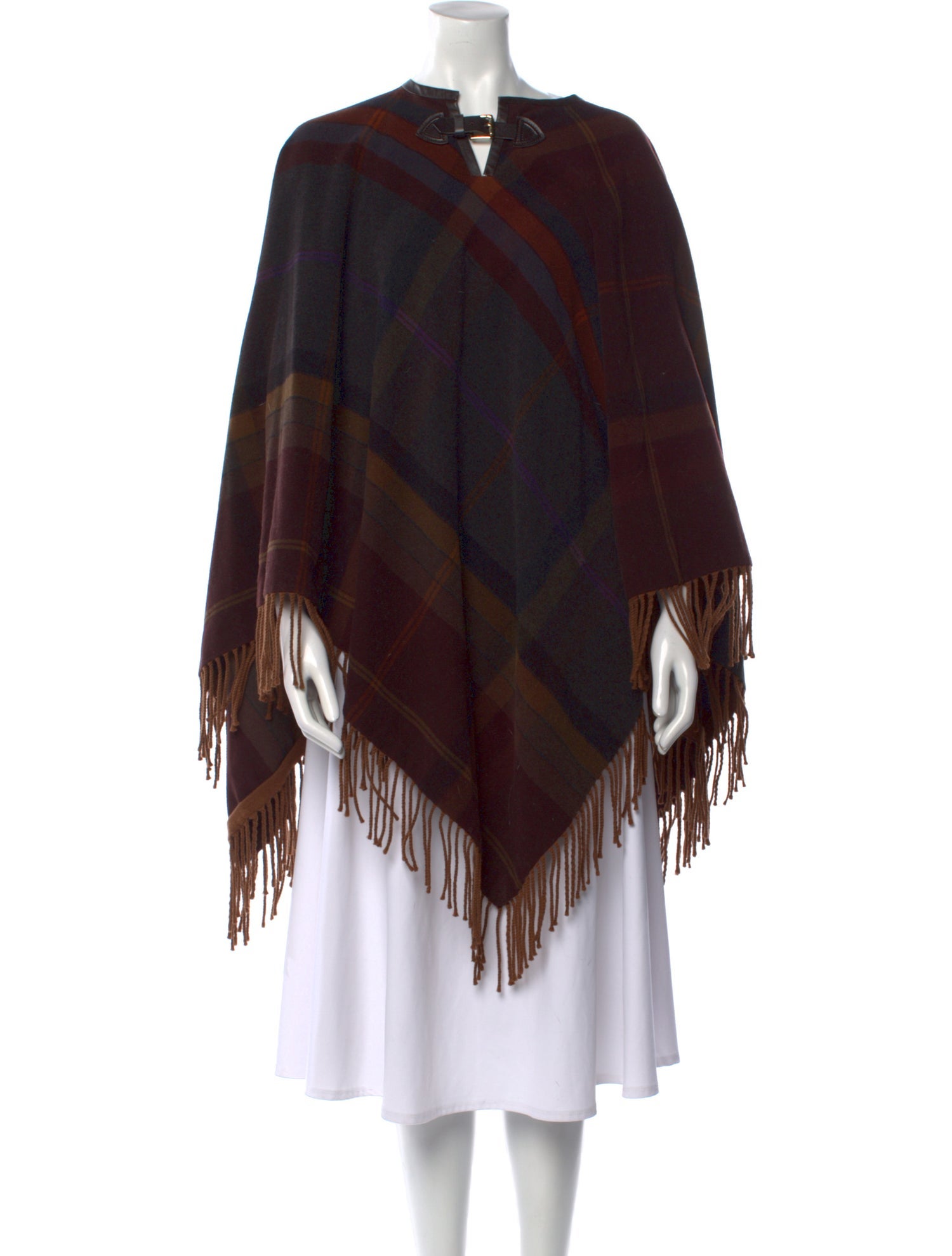 Etro Wool Plaid Print Sweater