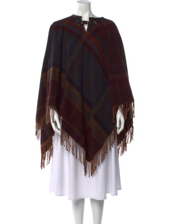 Etro Wool Plaid Print Sweater