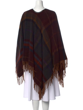 Etro Wool Plaid Print Sweater