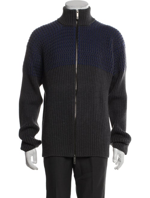 Etro Turtleneck Long Sleeve Cardigan
