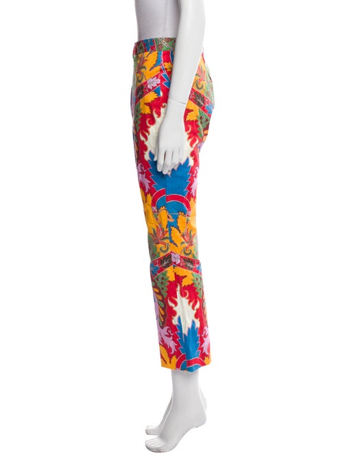 Etro Floral Print Wide Leg Pants