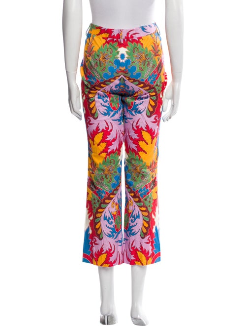 Etro Floral Print Wide Leg Pants