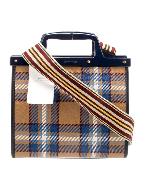 Etro Leather Top Handle Bag