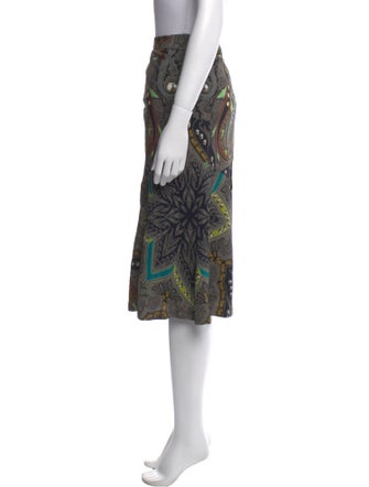 Etro Paisley Print Knee-Length Skirt