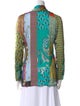 Etro Printed V-Neck Blouse