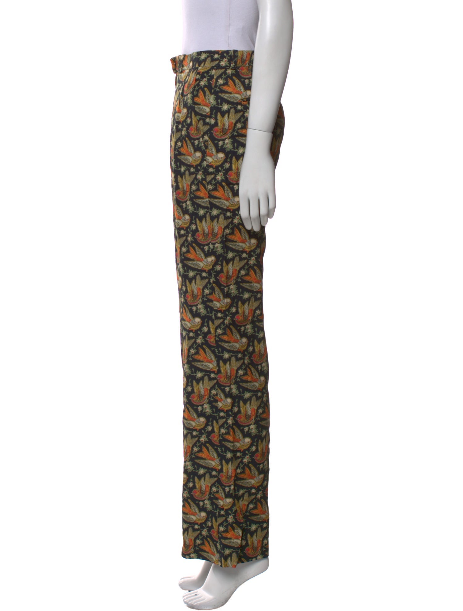 Etro Printed Straight Leg Pants w/ Tags