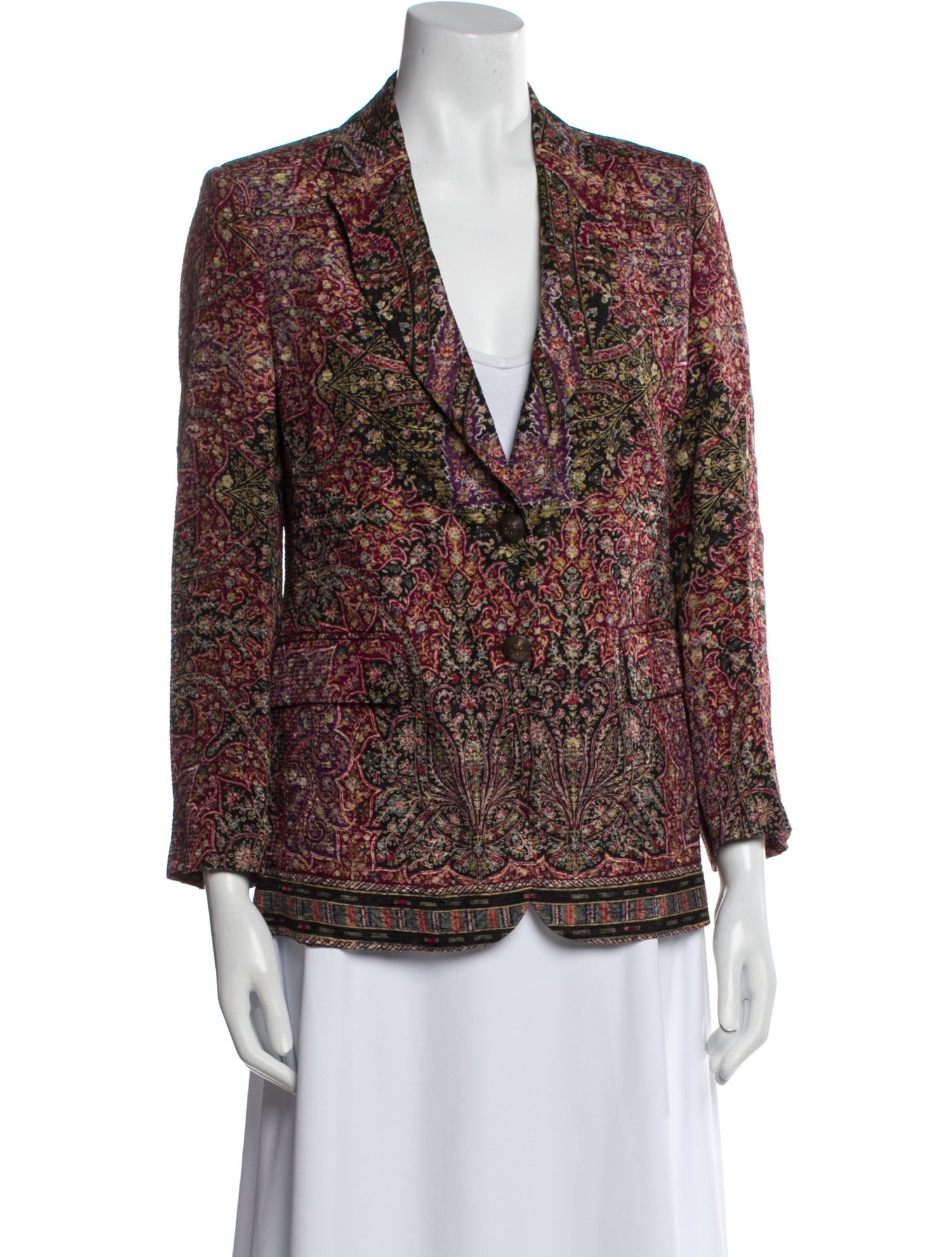 Etro Floral Print Blazer