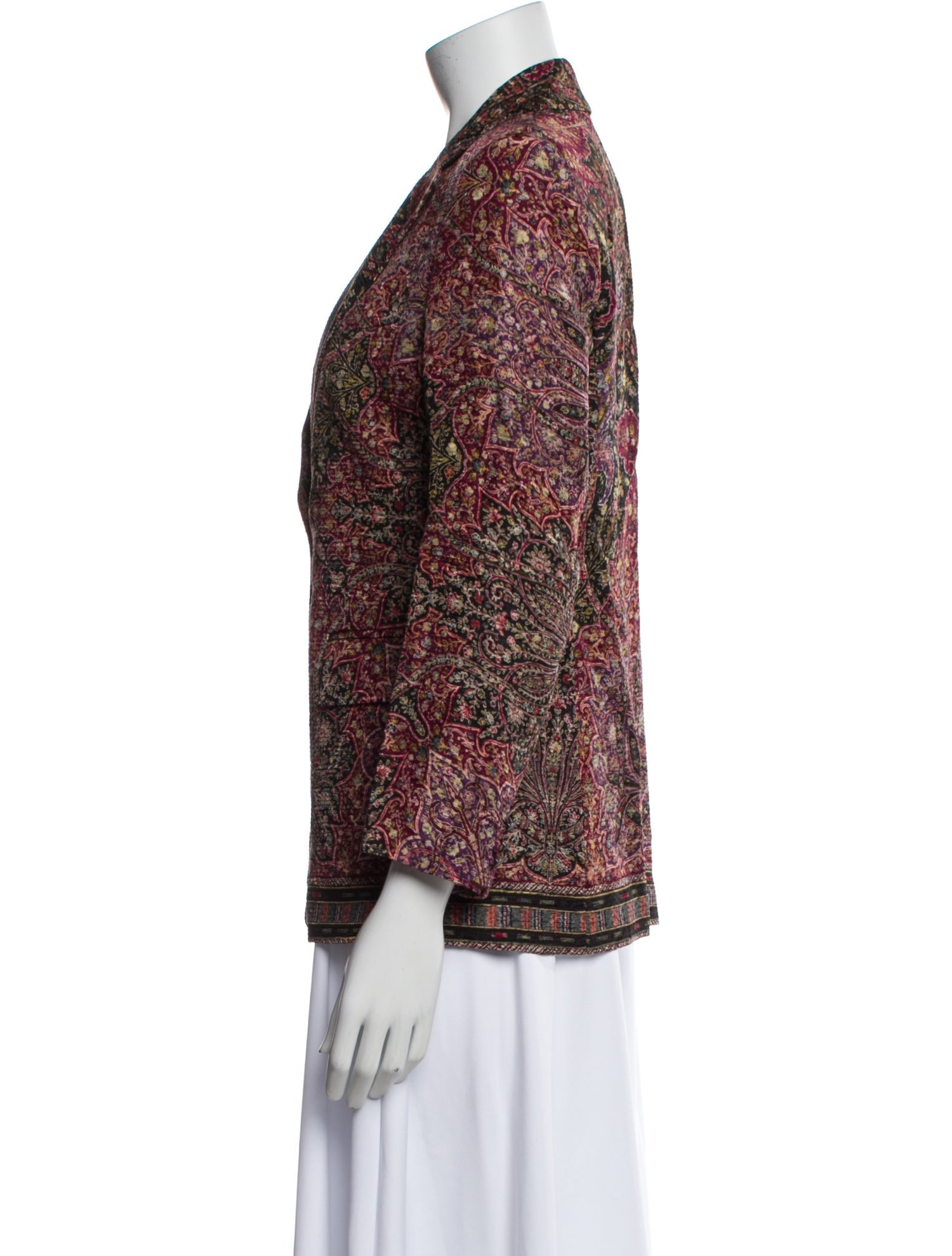 Etro Floral Print Blazer