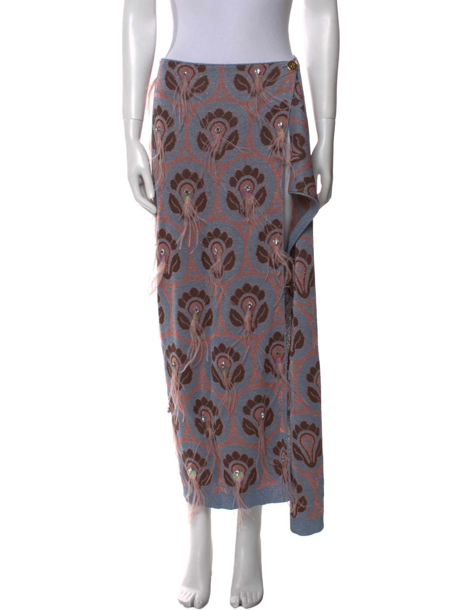 Etro Printed Midi Length Skirt