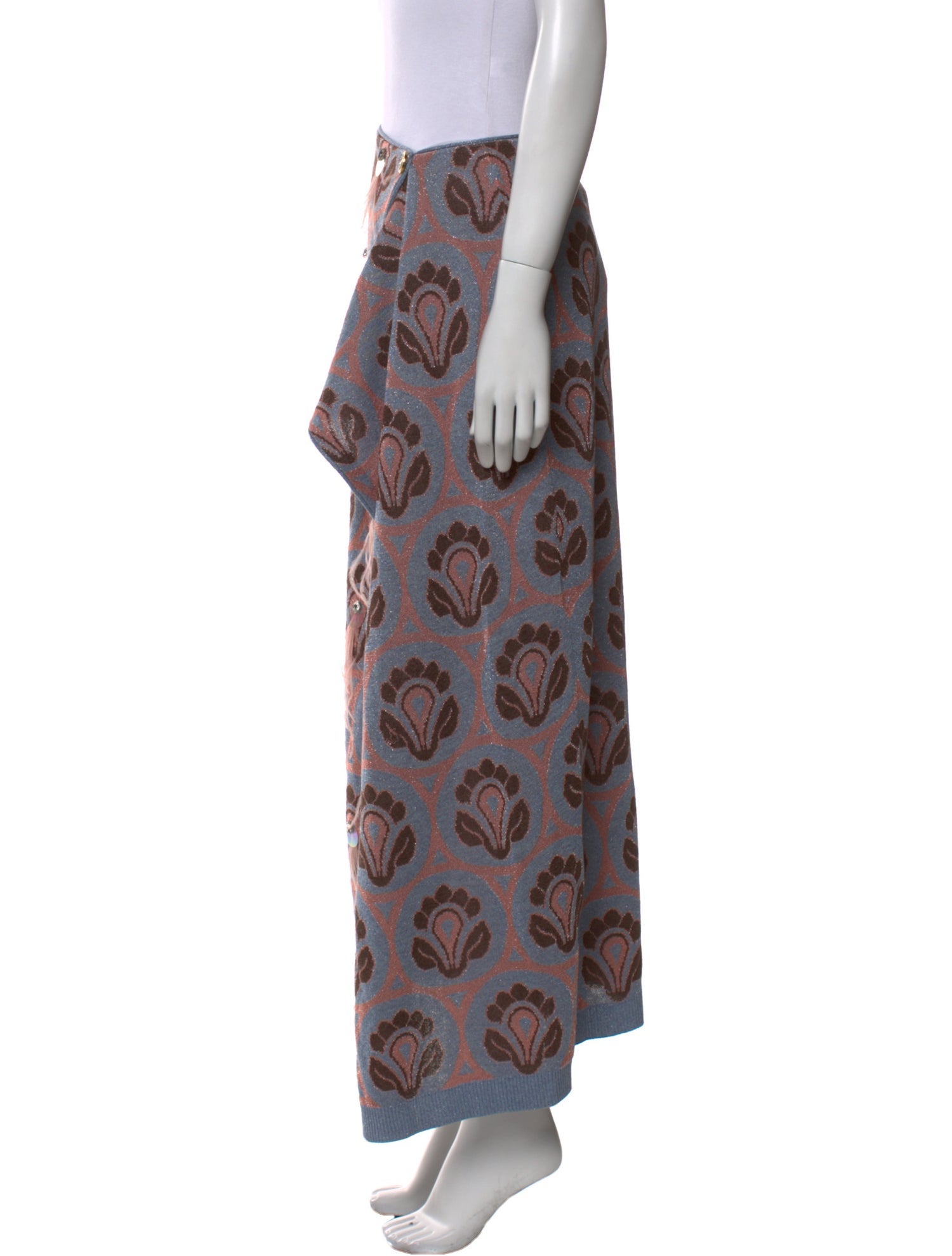 Etro Printed Midi Length Skirt
