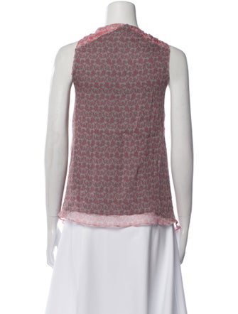 Etro Silk Paisley Print Blouse