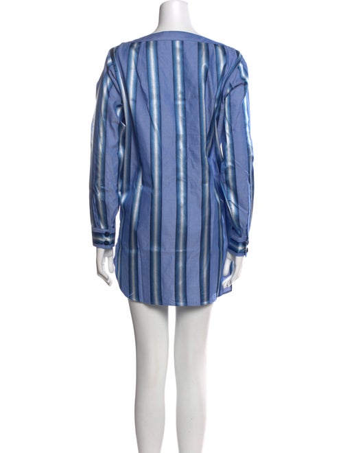 Etro Bateau Neckline Mini Dress