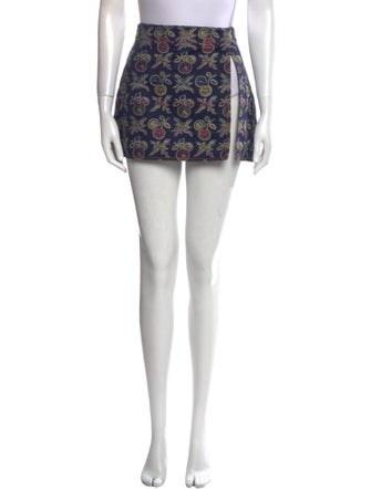 Etro Floral Print Mini Skirt