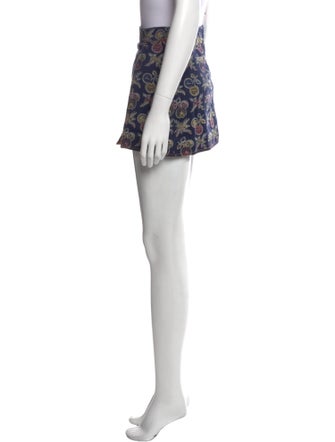 Etro Floral Print Mini Skirt