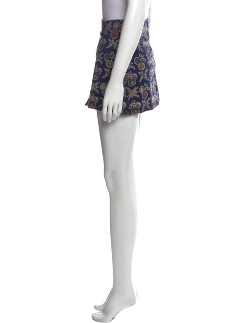 Etro Floral Print Mini Skirt