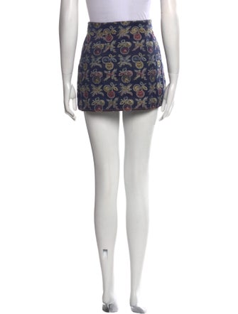 Etro Floral Print Mini Skirt