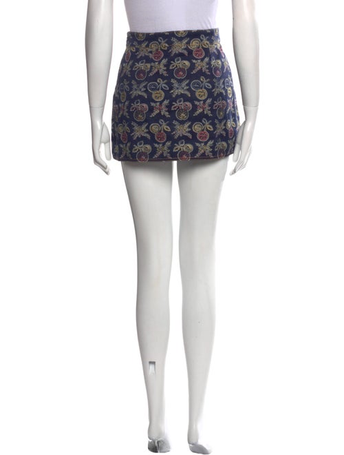 Etro Floral Print Mini Skirt