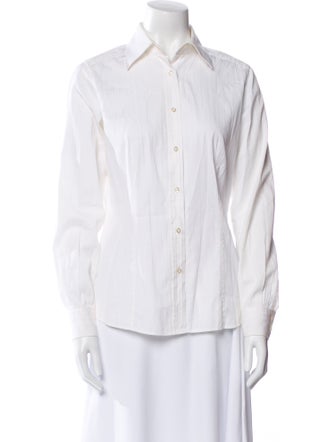 Etro Long Sleeve Button-Up Top