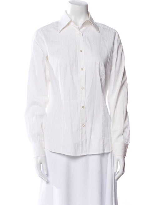 Etro Long Sleeve Button-Up Top
