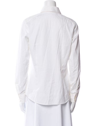 Etro Long Sleeve Button-Up Top