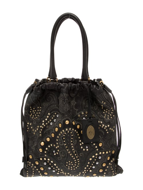 Etro Leather Bucket Bag