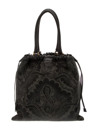 Etro Leather Bucket Bag