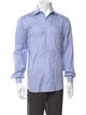 Etro Plaid Print Long Sleeve Dress Shirt