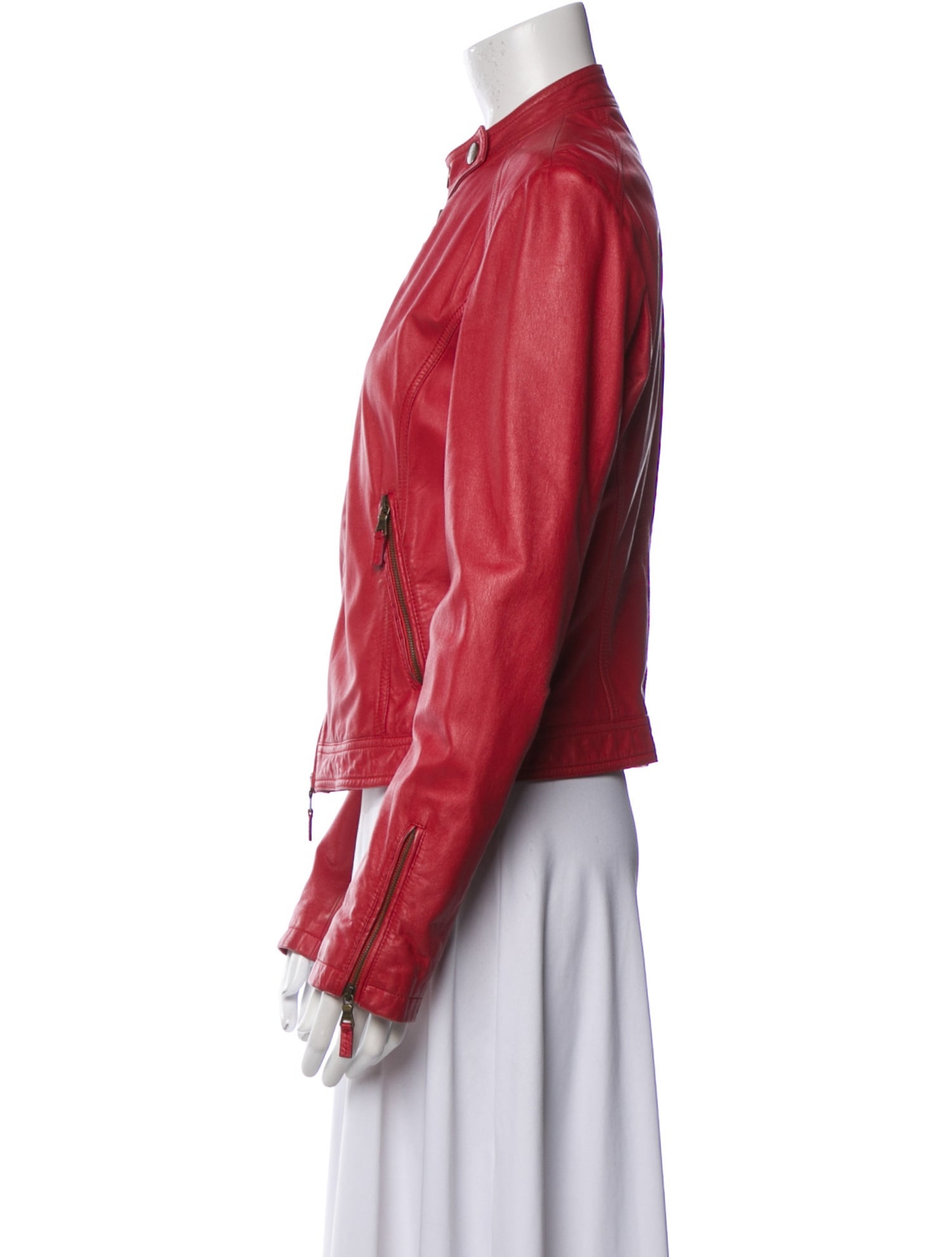 Etro Vintage Leather Biker Jacket